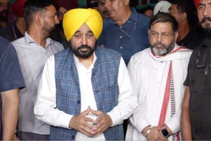 punjab cm bhagwant man meets ips y puran kumar family expresses grief