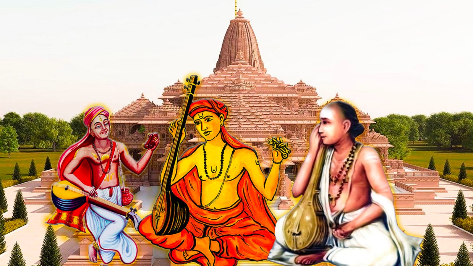 purandara dasa tyagaraja arunachala kavi who are these great saints whose statues are being installed in ayodhya and why are they special