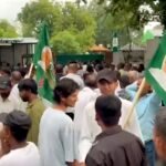 rjd mla satish kumar ticket protest lalu rabri residence makhdumpur 1
