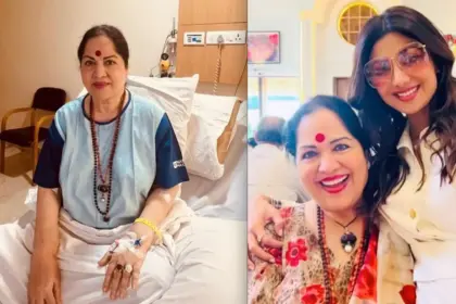 shilpa shettys mother hospitalized actress seen worried video goes viral