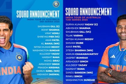 shubman gill named india odi captain kohli rohit included in squad