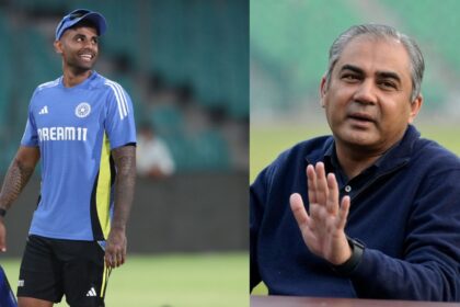 suryakumar yadav come and take the cup acc chief naqvi drama