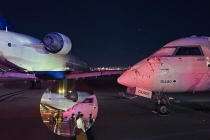two planes collide at new yorks laguardia airport no major casualties reported