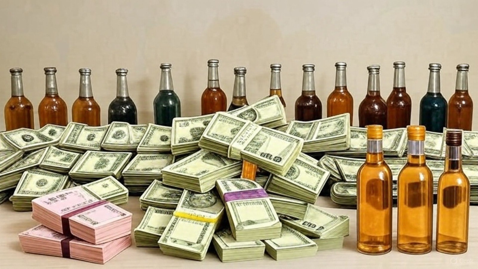what does the election commission do with the money and liquor seized during elections