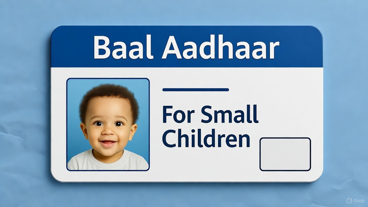 what is baal aadhaar for small children and why is biometric update necessary after 5 years
