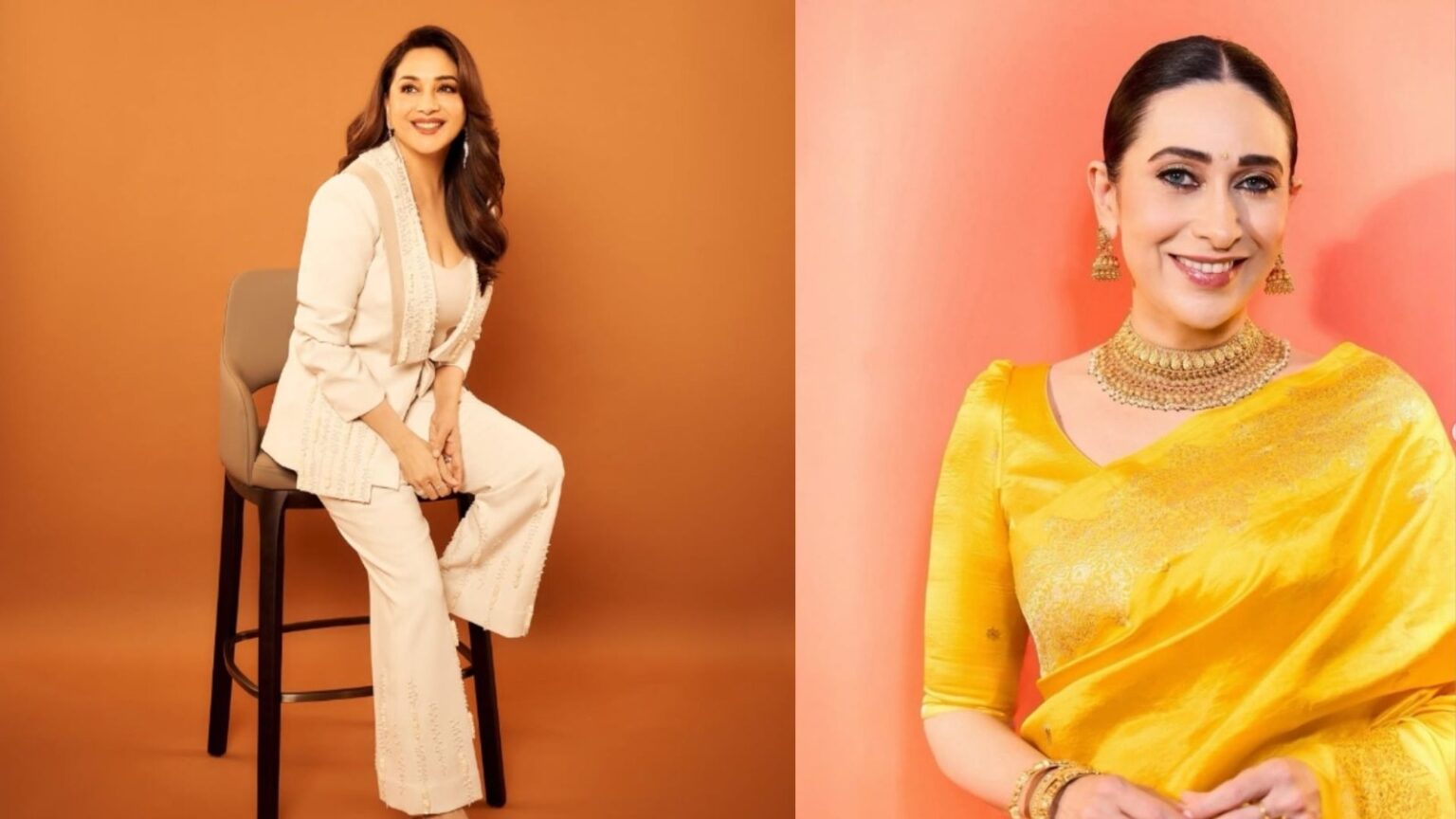 when actresses ran away hearing madhuris name karisma kapoor showed courage and created history a shocking untold story you must know