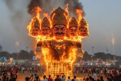 when the whole country burns ravanas effigy know why this village worships him on dussehra
