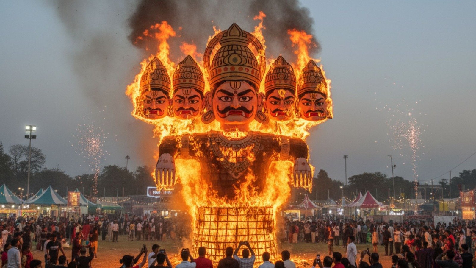 when the whole country burns ravanas effigy know why this village worships him on dussehra