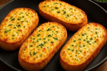 why go out now make everyones favorite cheesy garlic bread on the tawa without an oven