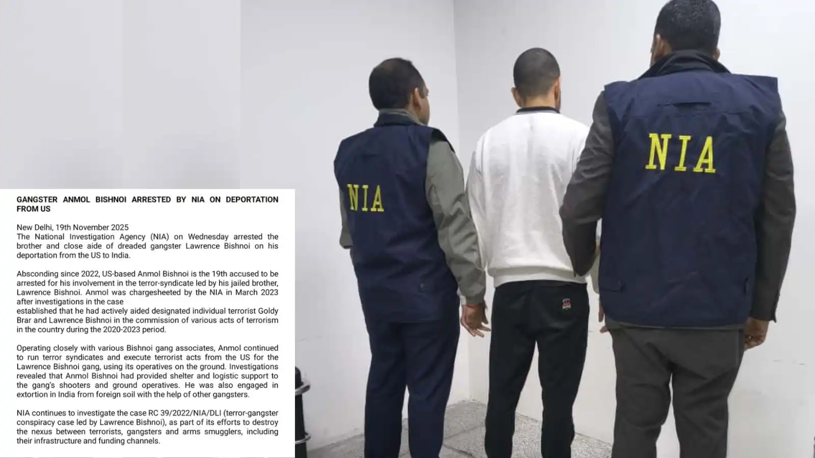 anmol bishnoi deported from usa to india produced in court