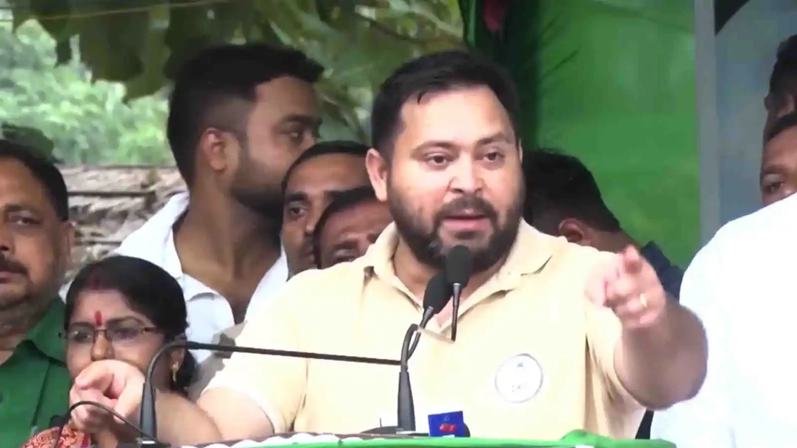 bihar election 2025 tejashwi yadav claims india alliance government oath ceremony