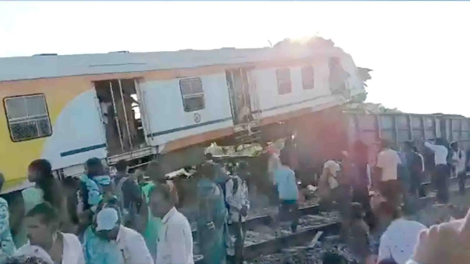 bilaspur train accident passenger freight collision chhattisgarh