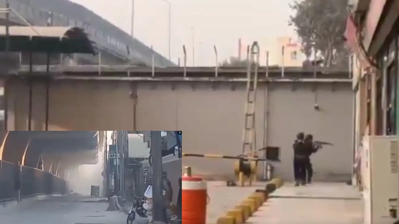 blasts shake peshawar armed militants breach fc headquarters in pakistan