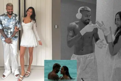 cricketer hardik pandyas new romantic photos go viral shows sizzling chemistry with girlfriend maheika sharma in the middle of the sea