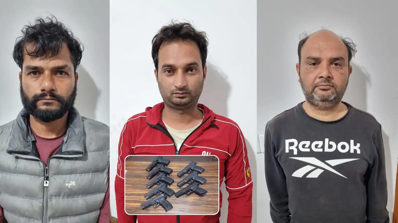 delhi arms smuggling crackdown crime branch nabs 4 recovers foreign pistols
