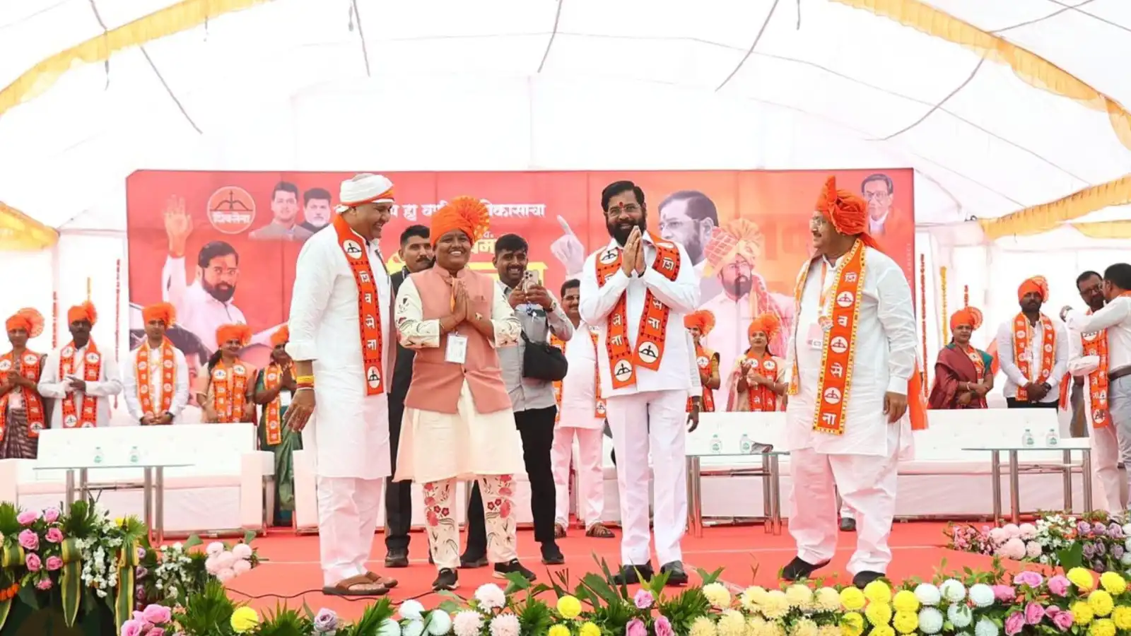 eknath shinde vidarbha rallies women power vani election