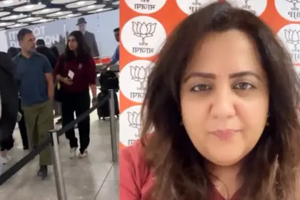 radhika khera questions rahul gandhis foreign trip amid delhi blast