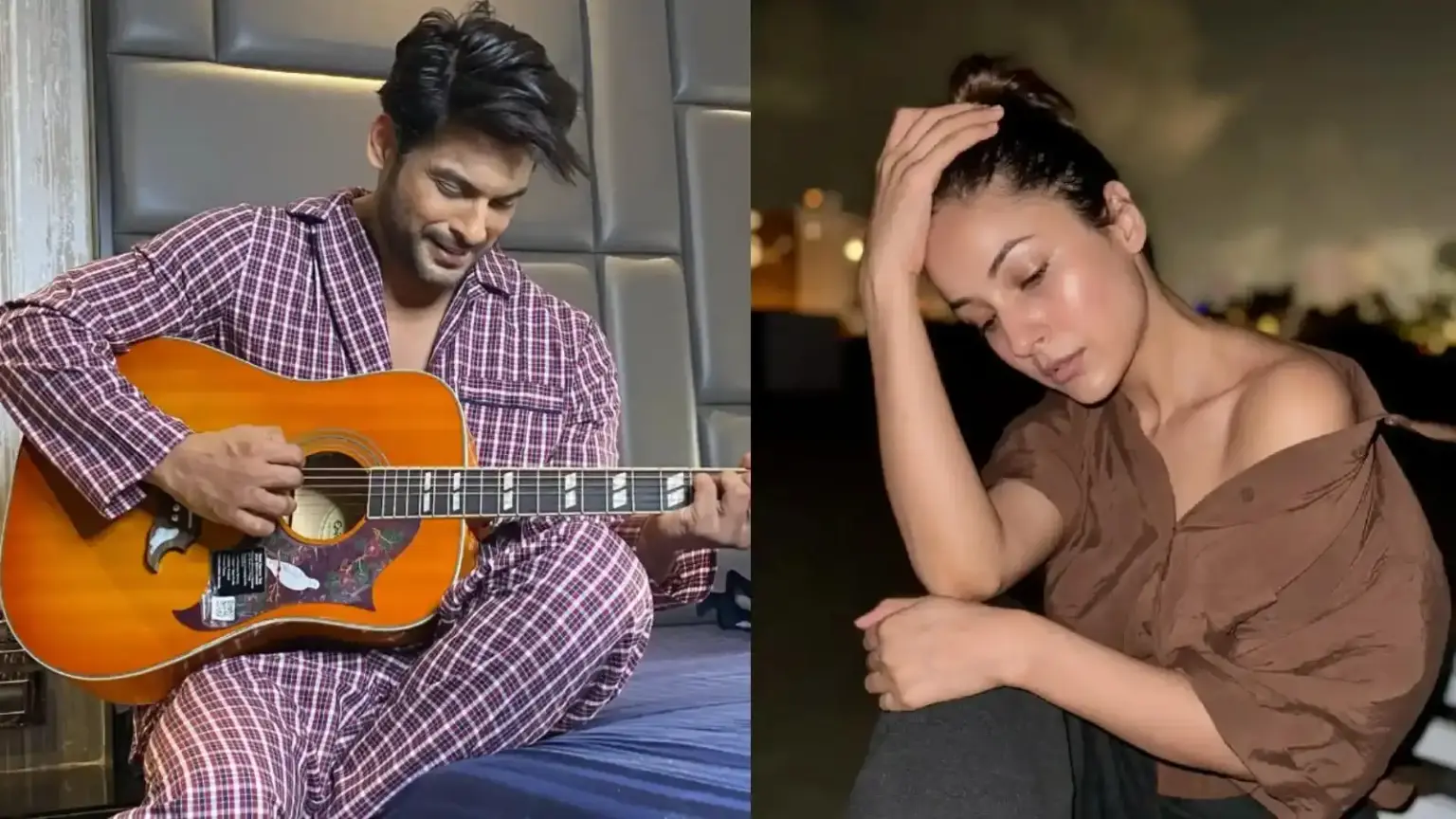 shehnaaz gill remembers sidharth shukla gets emotional and cries after hearing a song on the show fans say she still hasnt moved on
