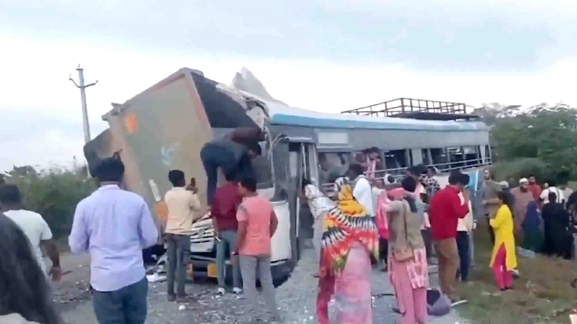 telangana mirzaguda bus accident 24 dead nov 2025