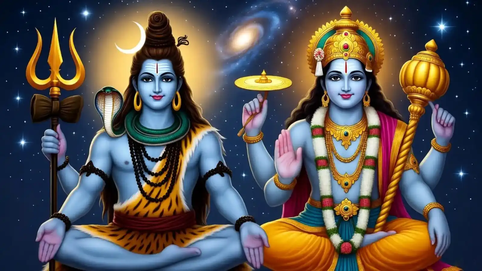 worshiping lord vishnu and shiva on vaikunth chaturdashi will open the doors of heaven and sorrow and sin will be removed