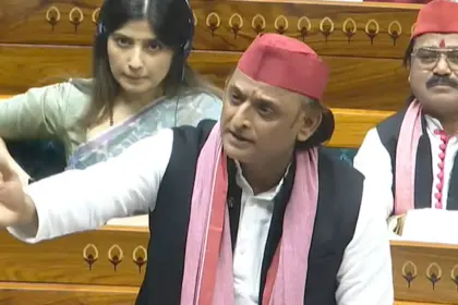 akhilesh yadav made a significant comment in lok sabha saying vande mataram should not just be sung it should be lived