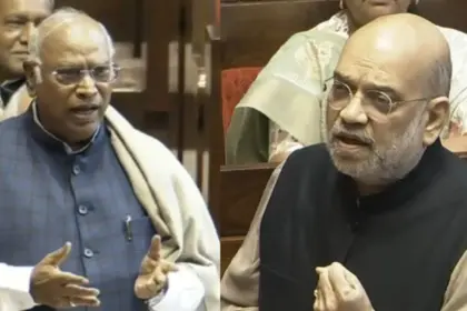 amit shahs reply on vande mataram in rajya sabha mallikarjun kharge said