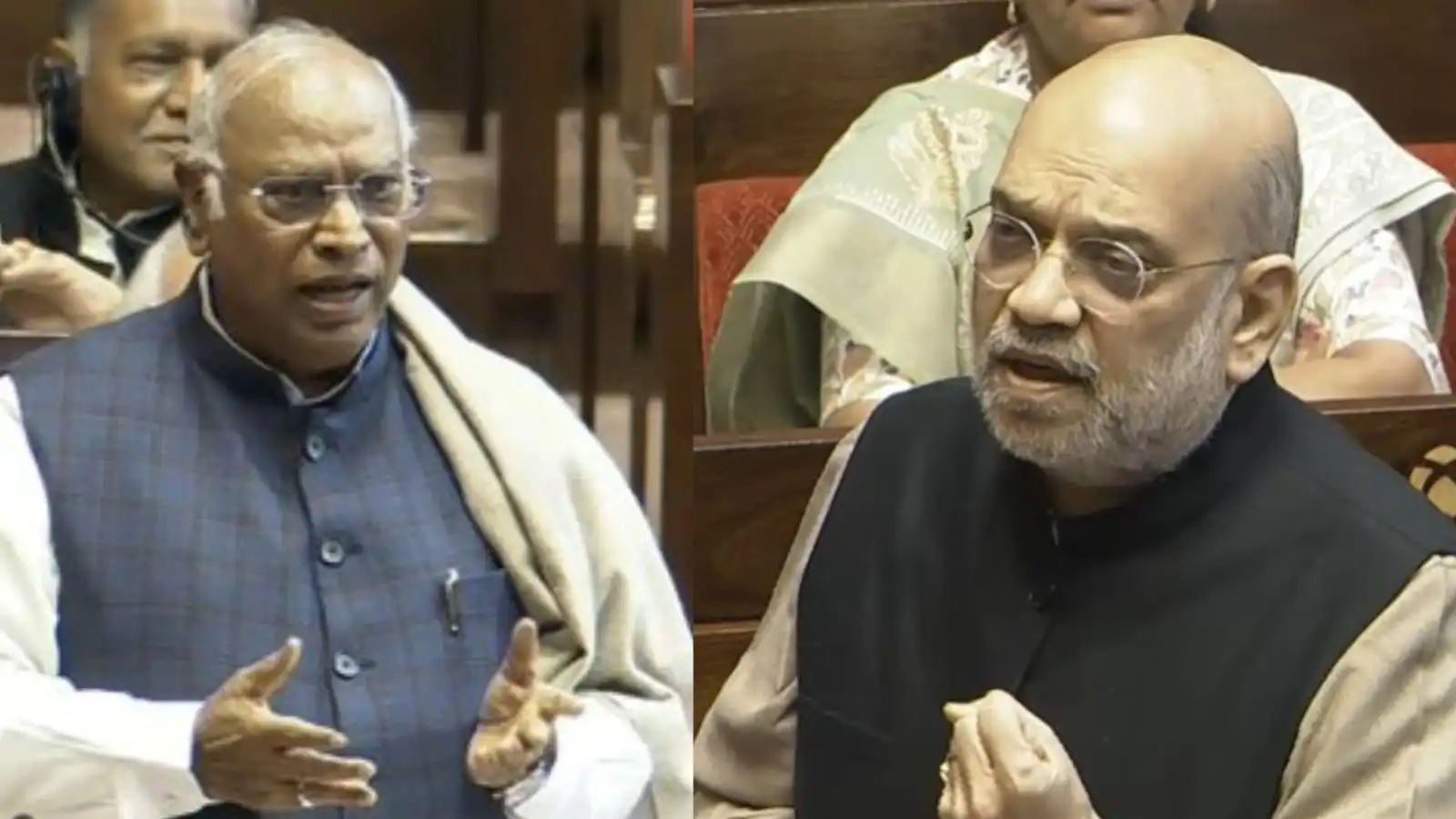 amit shahs reply on vande mataram in rajya sabha mallikarjun kharge said