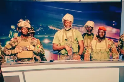 benin military coup soldiers dissolve government pascal tigri