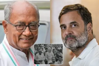 digvijaya singh praises pm modi rss congress reaction