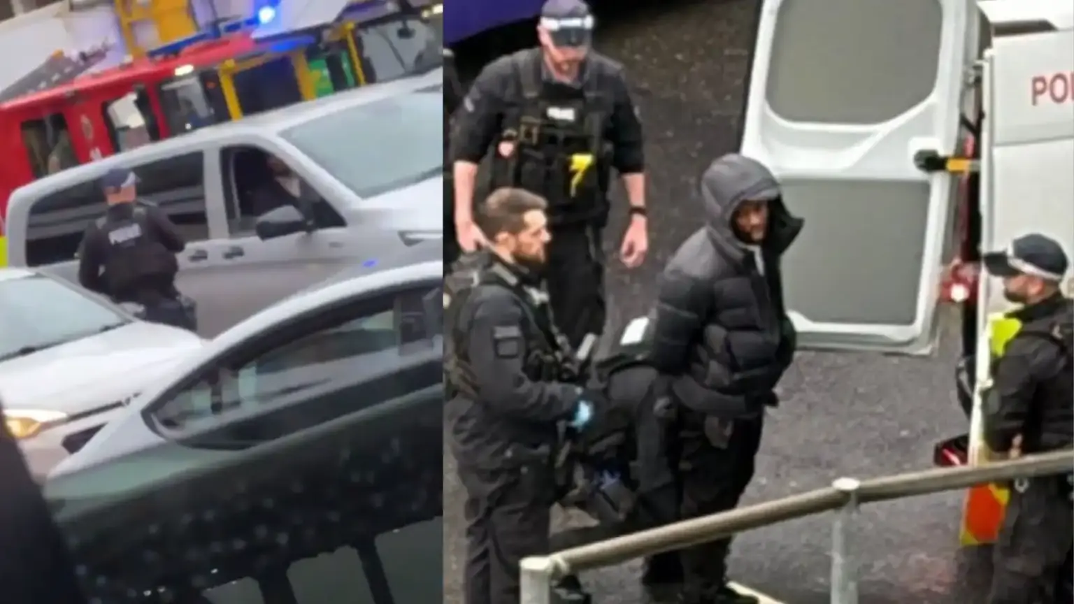 heathrow airport pepper spray attack terminal 3 chaos