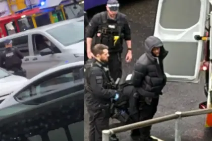 heathrow airport pepper spray attack terminal 3 chaos