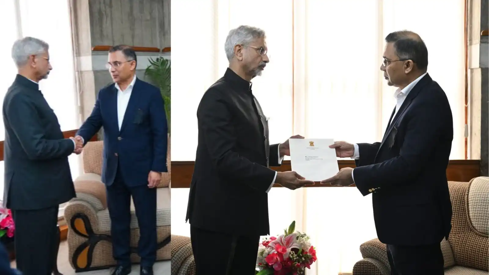 jaishankar meets khalida zia son delivers pm modi letter dhaka