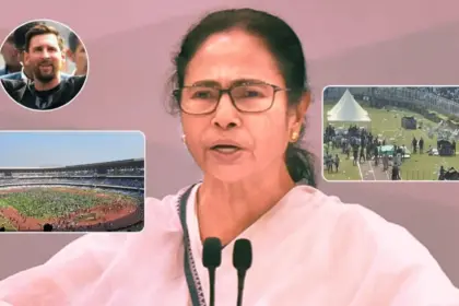 messi kolkata event chaos organiser arrested mamata banerjee apology