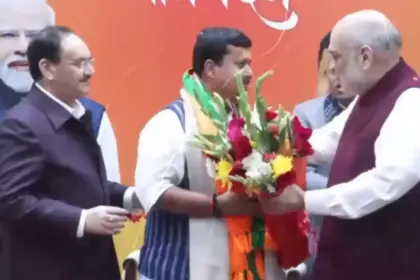 nitin nabin takes charge as bjp national working president at party in new delhi