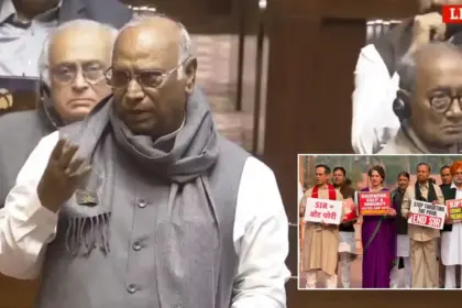 parliament winter session india opposition uproar over sir lok sabha adjourned