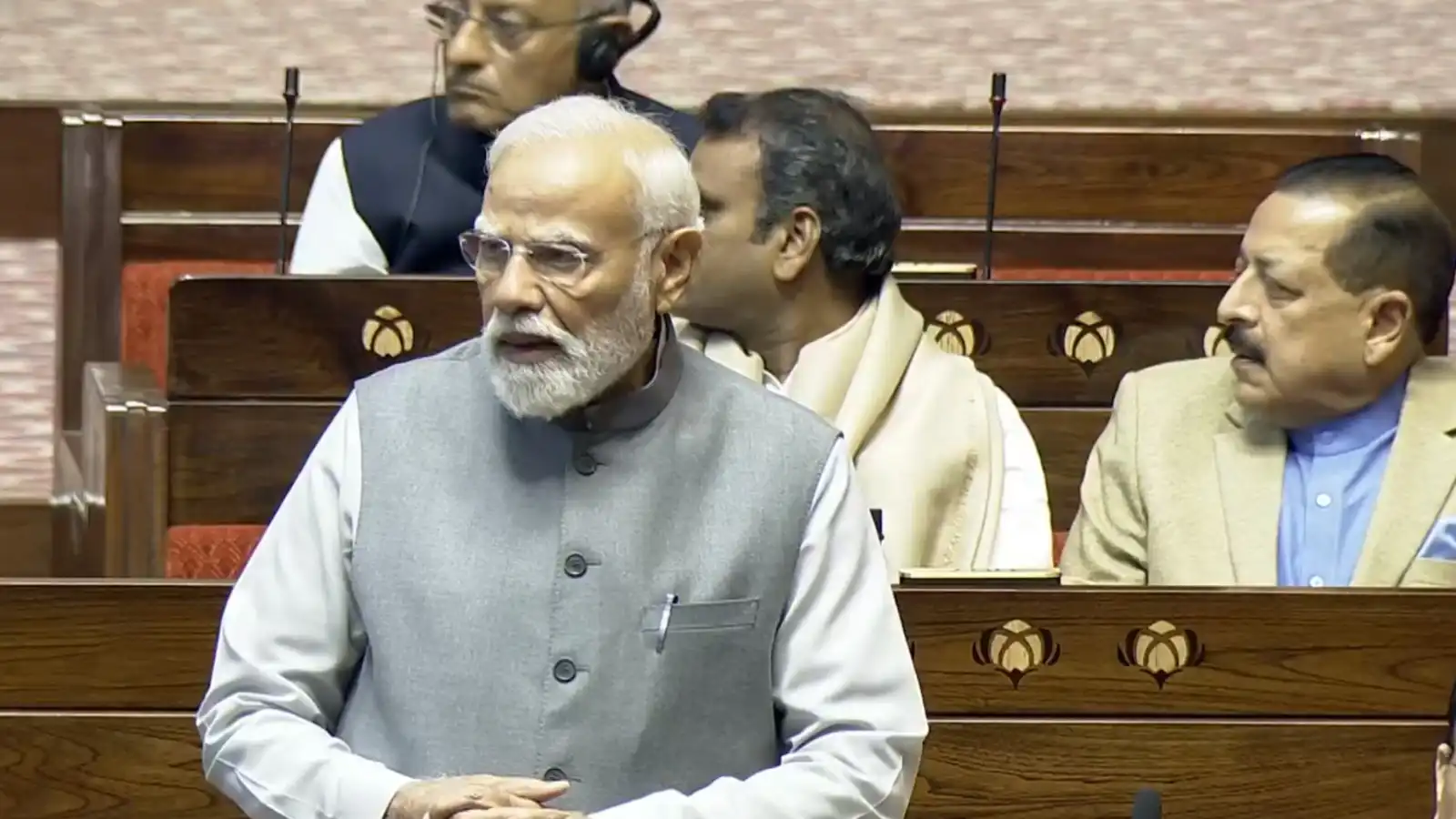 pm modi congratulates rajya sabha chairman winter session updates