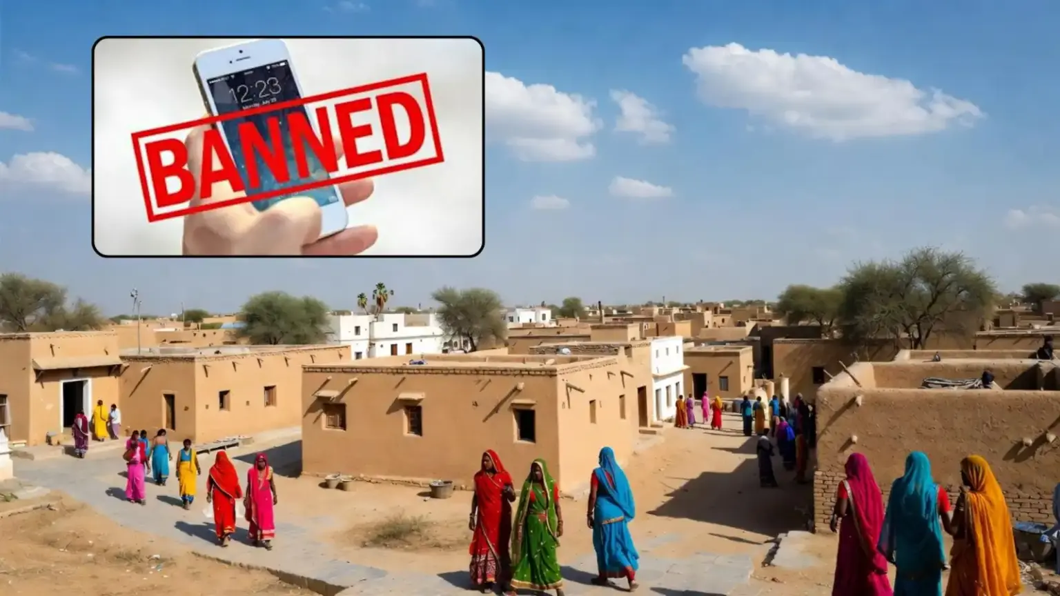 rajasthan panchayat imposes smartphone ban on women across 15 villages in jalore