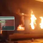 tatanagar ernakulam express catches fire one person dies