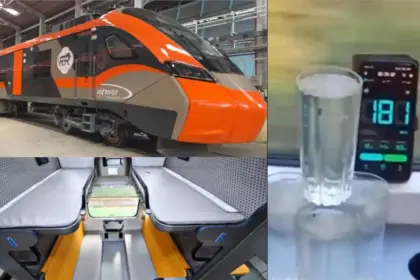 vande bharat sleeper train water test full marks 180kmh speed
