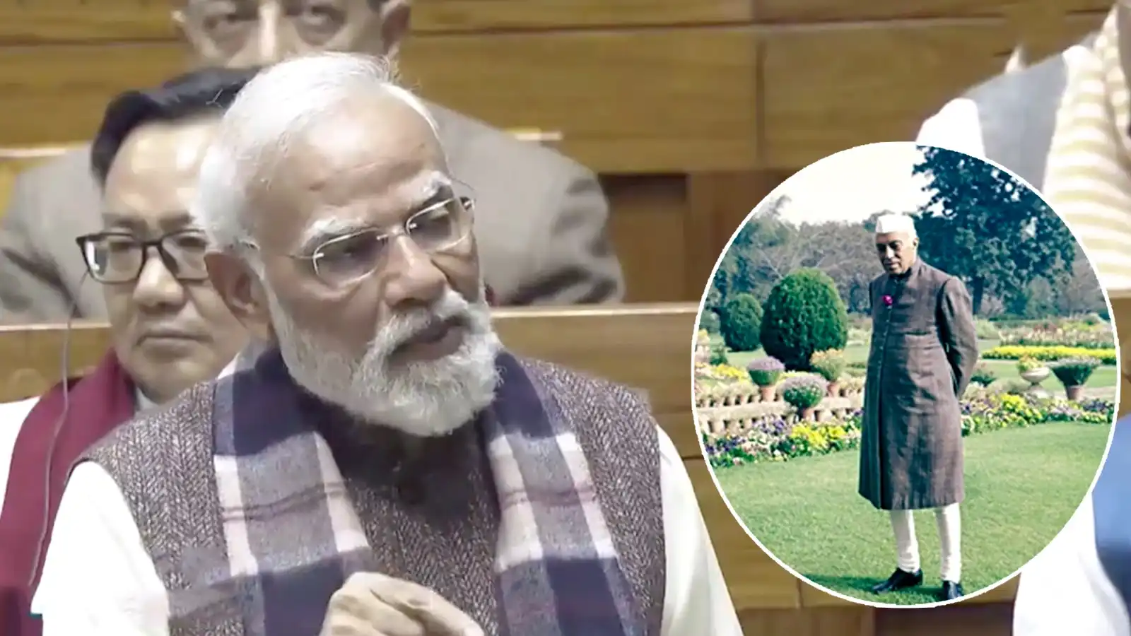 vande mataram 150th anniversary resounds in lok sabha pm modi comments on pandit nehru