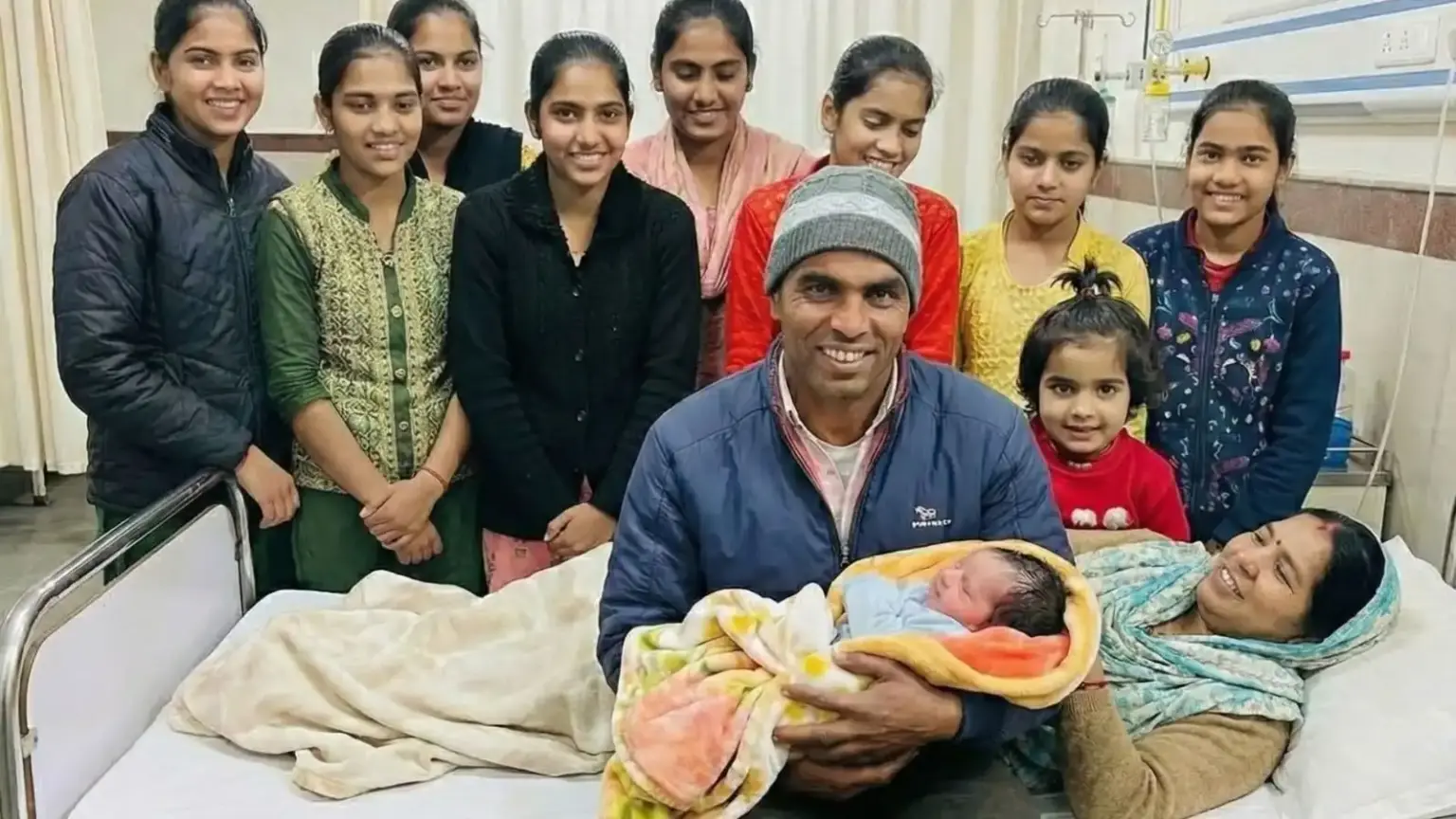 after 10 daughters woman in haryana becomes mother of the son for 11th time in 19 years