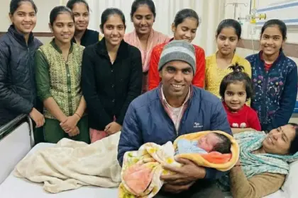 after 10 daughters woman in haryana becomes mother of the son for 11th time in 19 years
