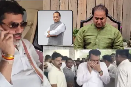 ajit pawar plane crash death family workers mourn maharashtra announces 3 day mourning 1