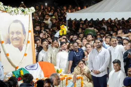 ajit pawar to be laid to rest at 11 am today with state honors