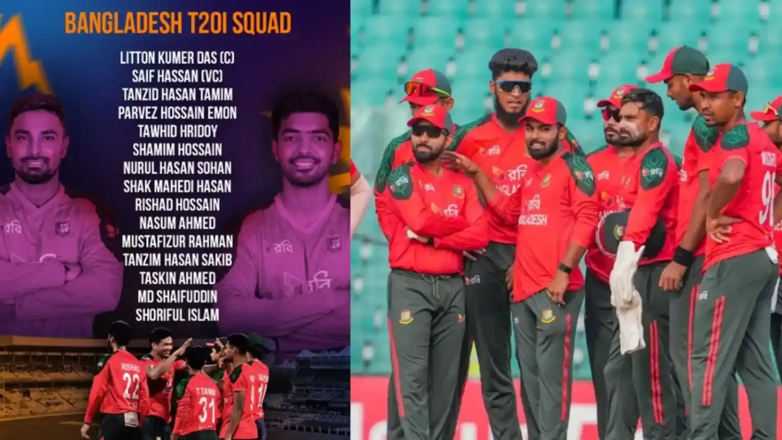 bangladesh announces squad for t20 world cup 2026 hindu player appointed captain amid controversy