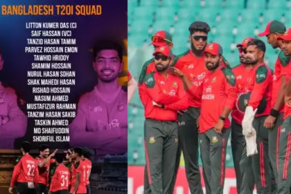 bangladesh announces squad for t20 world cup 2026 hindu player appointed captain amid controversy
