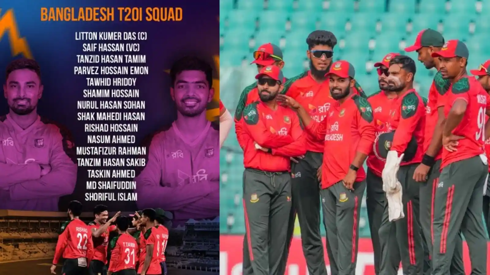 bangladesh announces squad for t20 world cup 2026 hindu player appointed captain amid controversy
