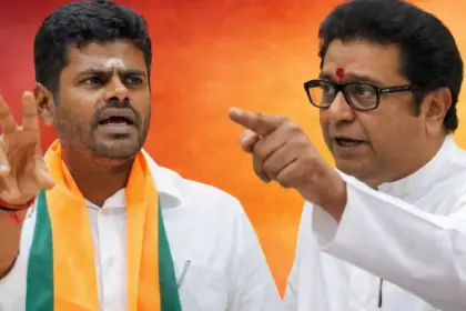 bjp leader annamalai mns controversy mumbai