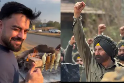 border 2s craze crosses borders afghan cricketer rashid khan shares post showing excitement films actors react