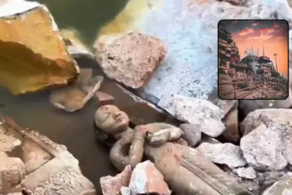 bulldozer action at varanasis manikarnika ghat sparks public outrage administration forced to respond